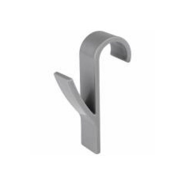 Крючки на полотенцесушитель серый (4 шт) для труб до 2,5 см Рыжий кот