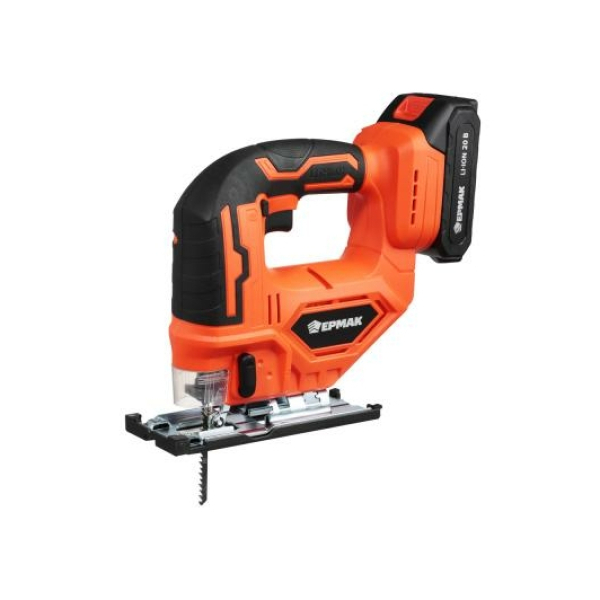 ЕРМАК Лобзик на АКБ, 20В, 2,0А Li-ion (1шт), з/у,  0-2900 ход/мин, рег.обор., (ONE)