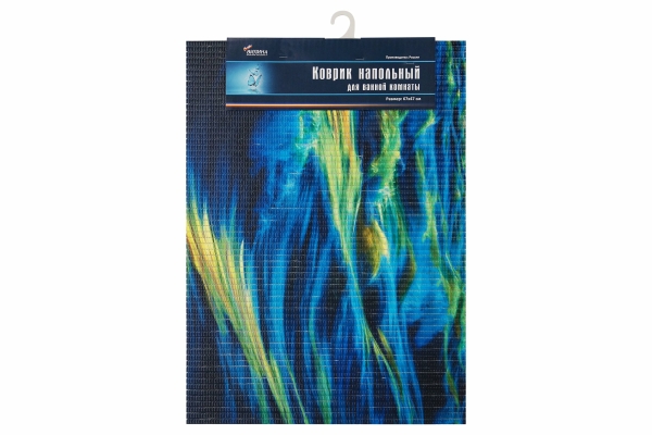 Коврик для ванной 67*45см вспененный ПВХ Река