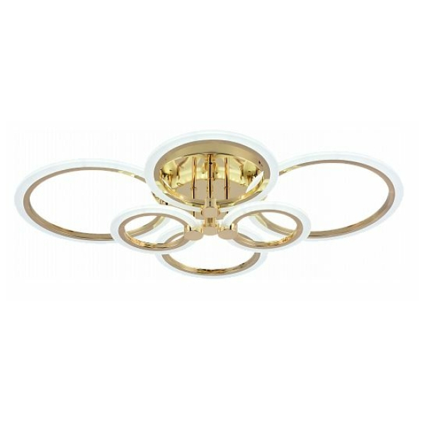 Люстра светодиодная 132Вт 3000-6000K золото d 800*560*160 DIMMER ПДУ AU61625/6 GD Атмосфера уюта