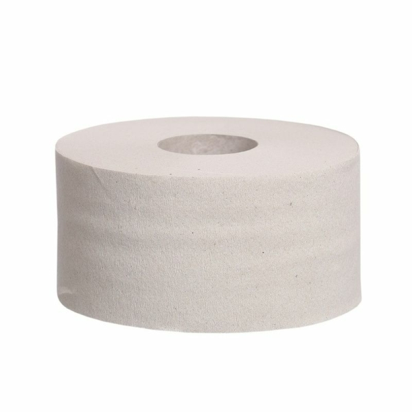 Туалетная бумага однослойная белый для диспенсера Набережные челны