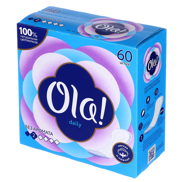 Прокладки ежедневные Ola! DAILY 60шт