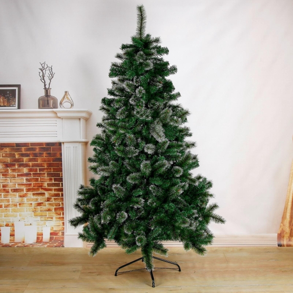 Ель исскуственная 180см с инеем Магия Зимнее волшебство