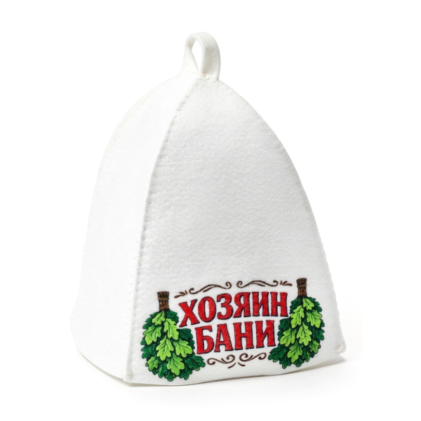 Шапка для бани и сауны Хозяин бани