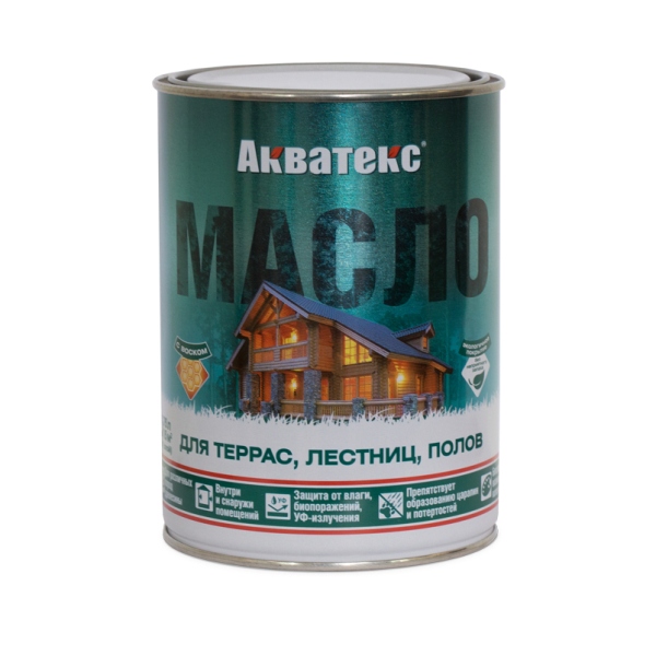 Масло для террас и полков Палисандр 0,75л Акватекс