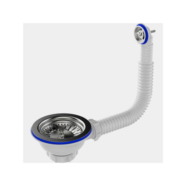 Выпуск для раковины 3-1/2" с круглым переливом NV320-40-MR AQUANT