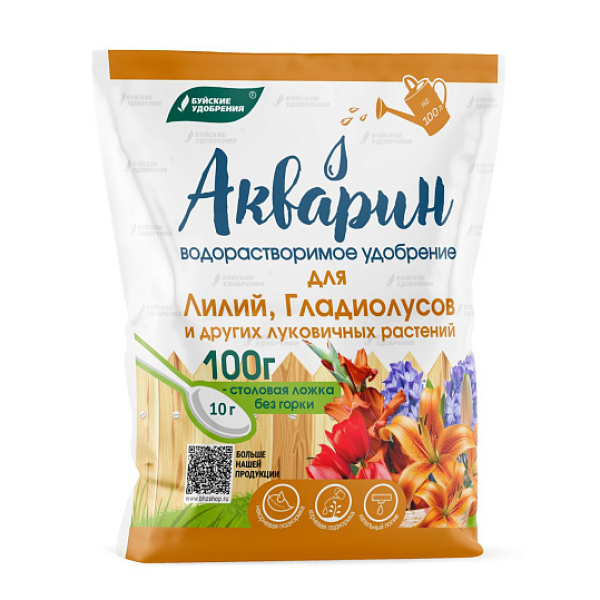 Удобрение для луковичных 100гр Акварин