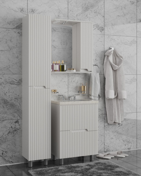 Зеркало-шкаф Montserrat 60 белый GOTA ROCIO