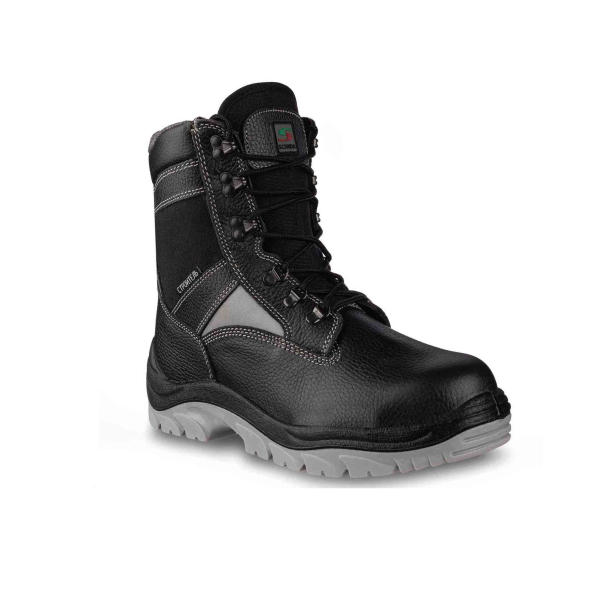 Ботинки кожаные утепленные высокие СТРОИТЕЛЬ ПУ/ТПУ мет.подносок 41