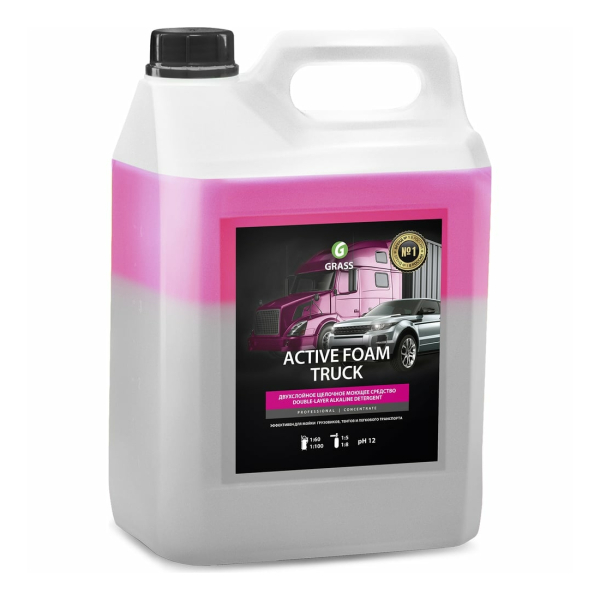 Автошампунь для бесконтактной мойки 6кг Active Foam Truck  GRASS