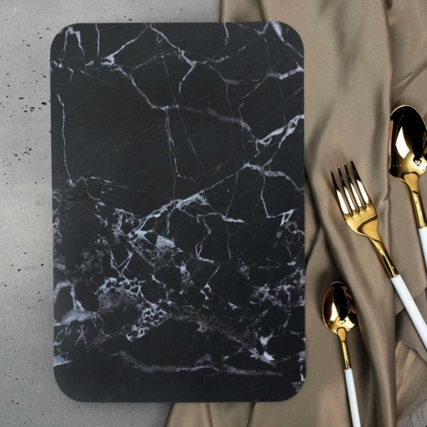 Доска разделочная 30*20см пластик Black