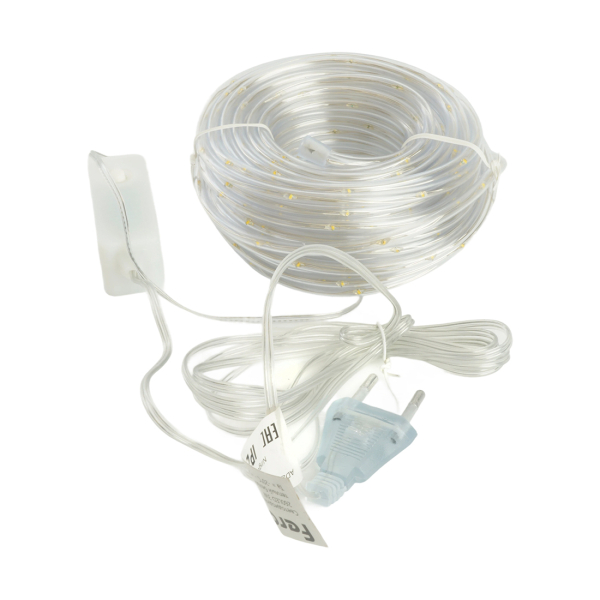 Нить св/д Мини Дюралайт св/д 260LED/м 2700К 230В IP20 теплый белый 15м CL587 FERON