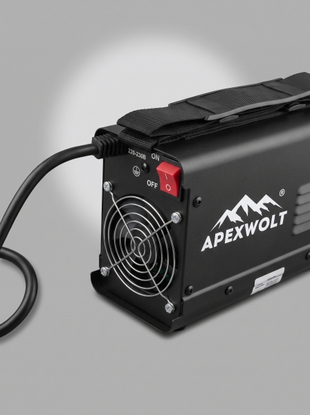 Сварочный аппарат инверторный 10-190А электрод 1,6-5мм APEXWOLT MMA-190 Compact