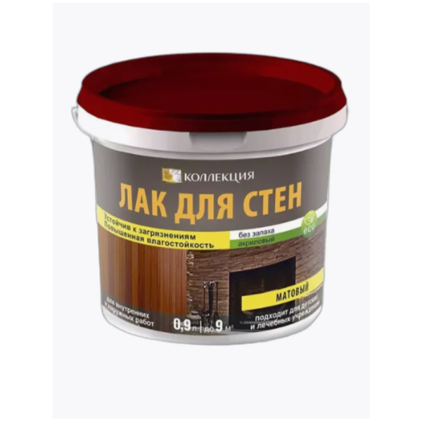 Лак для стен 0,9л матовый Коллекция