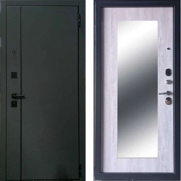 2МДФ Зеркало Санторини 860*2050 R Сибирский стандарт