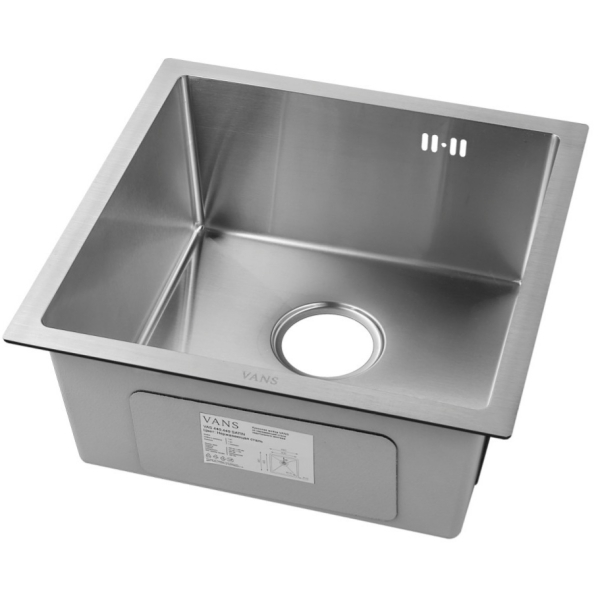 Мойка нержавеющая врезная 500*440мм 20см 3мм +корзина, сифон сатин Golden Fox