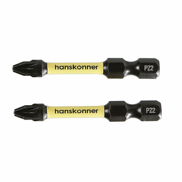 Бита PZ2*50мм 2шт Hanskonner