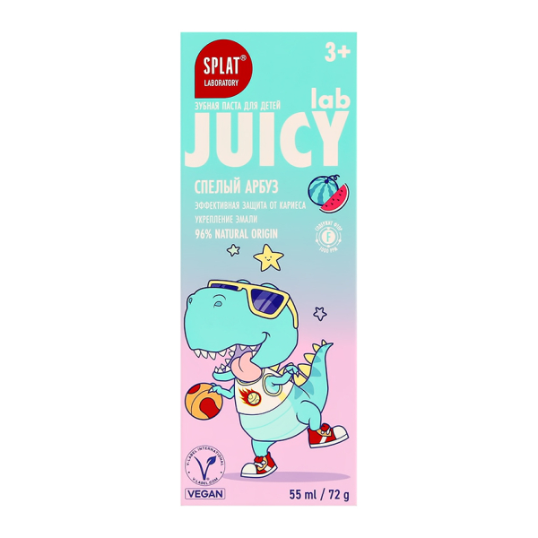 Детская зубная паста Splat Juicy Арбуз со фтором, 55 мл 10103393