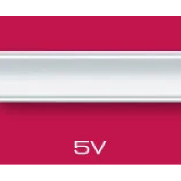 Плинтус V-5 2,0м 34х34мм 2,0м экструзионный (угол B V-5) Формат (80/100)