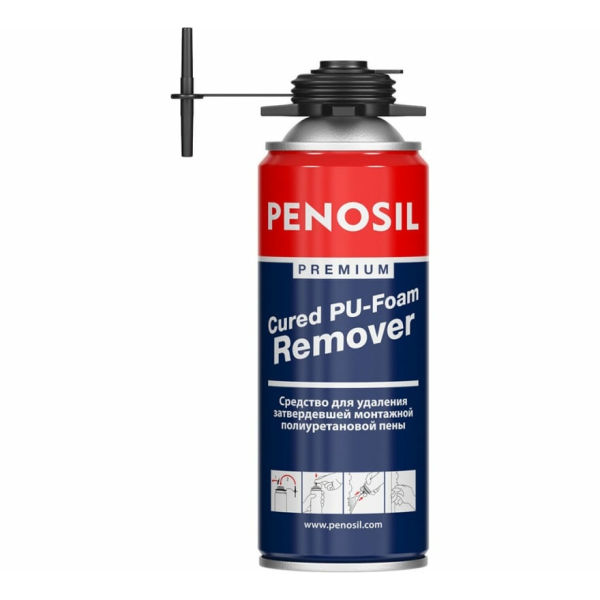 Очиститель монтажной пены 340мл Сured-Foam Remover PENOSIL