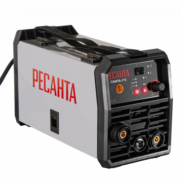 Сварочный полуавтомат инверторный 190А электрод 4мм проволока 0,8/1,0мм Ресанта САИПА 175 3в1