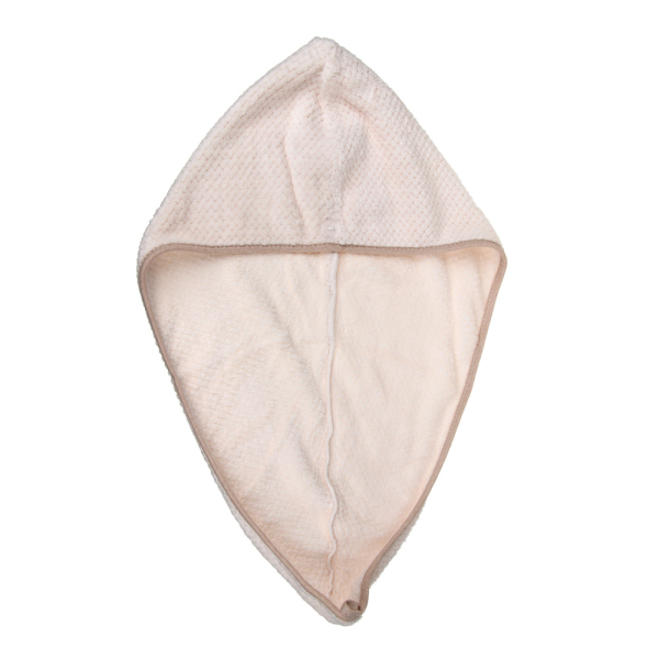 PROVANCE Полотенце-чалма для волос фактурная, 59х23см, корал-флис