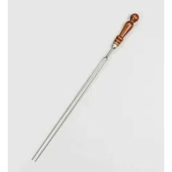 Шампур 670*22*8/4мм для овощей нерж.сталь деревянная ручка ШД0-001