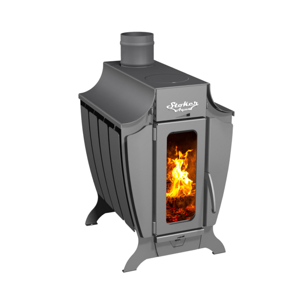 Печь отопительная с водяным контуром 120-G Aqua STOKER 120м³