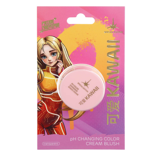 BY Русские Супергерои Заря Каваи Румяна кремовые, прозрачные, меняющие цвет от РН кожи, 4 гр