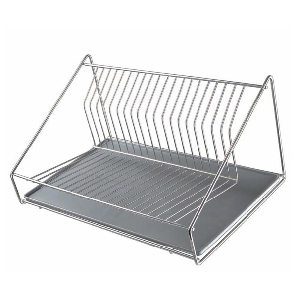 Сушилка для посуды настольная хром 39*24,5*18,5 см