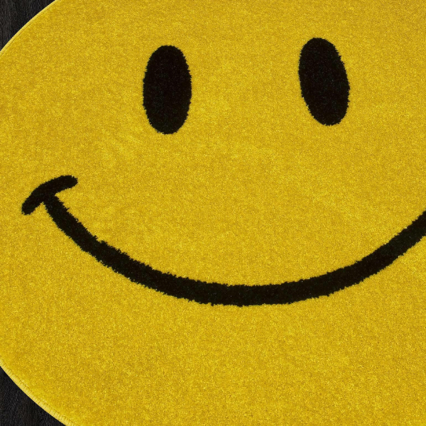Ковер SMILE 1,0*1,0 NC19 желтый круг