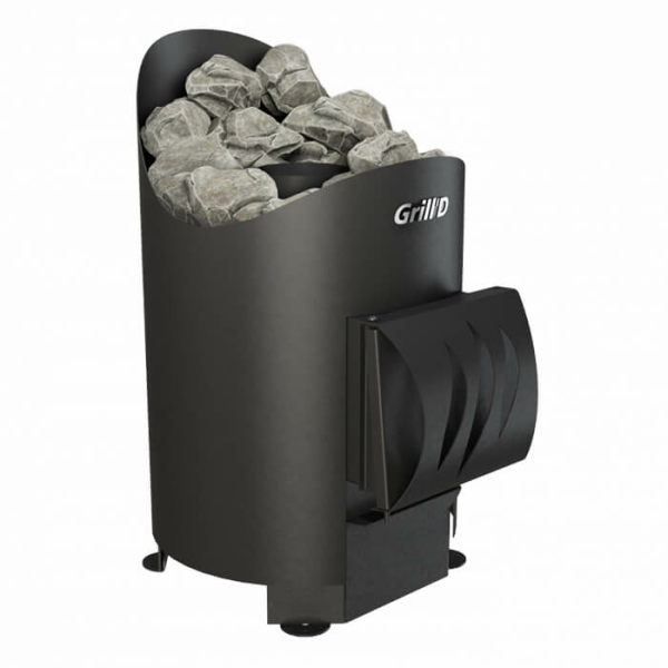 Печь банная Aurora mini Short black GRILL'D 12м³