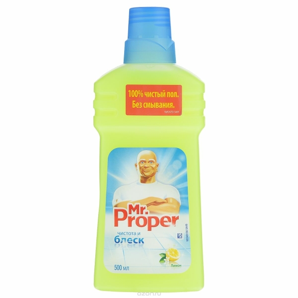 Моющая жидкость для полов и стен Лимон 500мл Mr.Proper