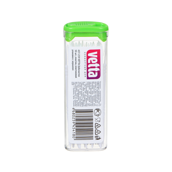 Зубочистки пластиковые Vetta с зеркалом 30шт