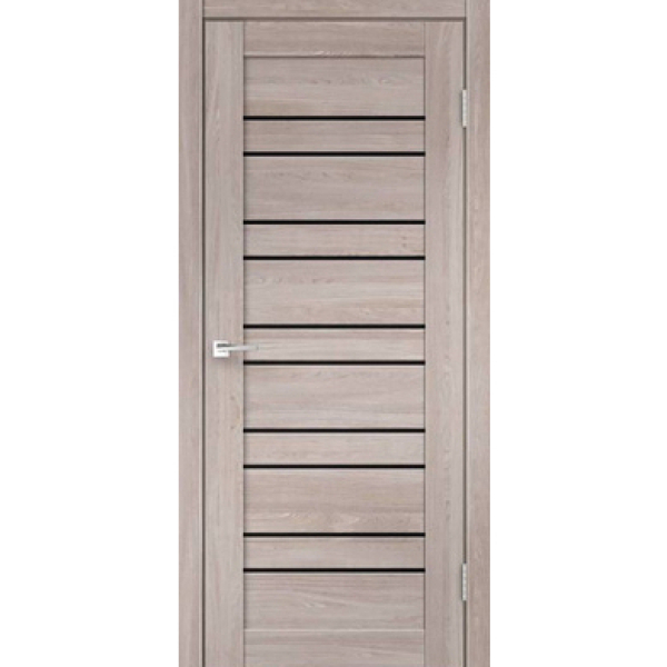 Дуб Анкор Нордик полотно CITY 5 Eco Flex стекло черное 800 VellDoris