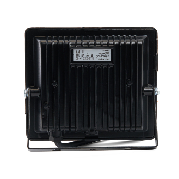 Прожектор св/д 50Вт 6400K IP65 140*120*30мм черный Saffit