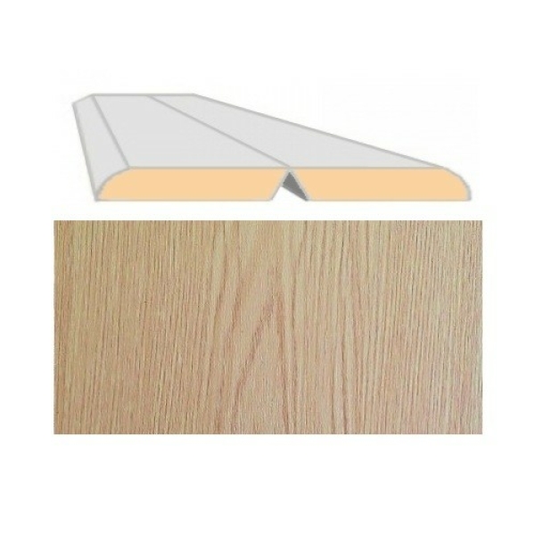 Угол ХДФ универсальный Ясень 2710*28*28мм СтА 1/20