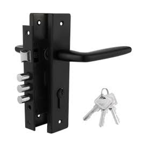 Комплект дверной никель LHS 6237-314  Black, 3 кл