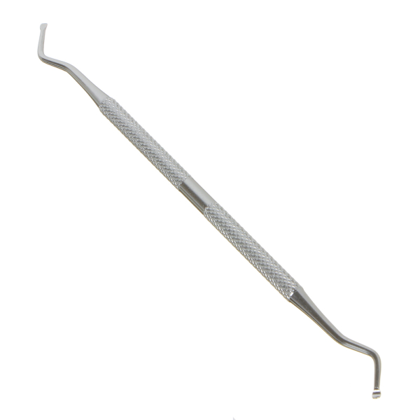 ЮНИLOOK Кюретка педикюрная 2-х сторонняя, сталь, 14см