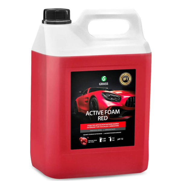 Автошампунь для бесконтактной мойки 5,8кг Active Foam Red Grass
