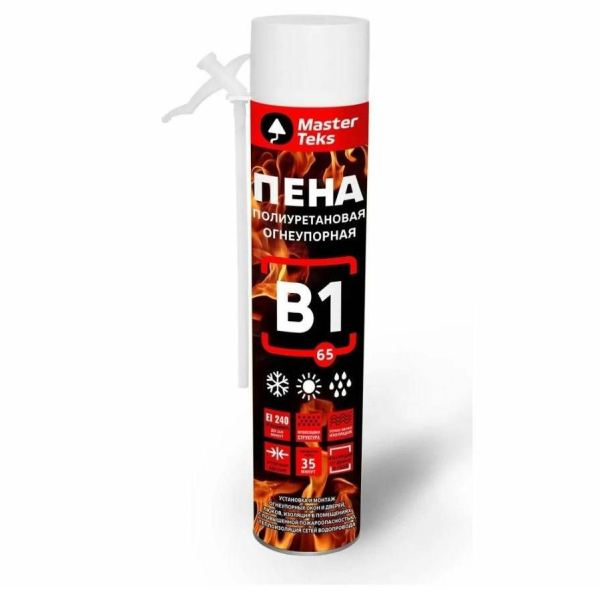 Пена адаптерная противопожарная 750мл -10+35С 65л MasterTeks В1