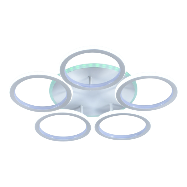 Люстра светодиодная 120Вт 3000-6000K белый AU62305/520 WH Атмосфера уюта