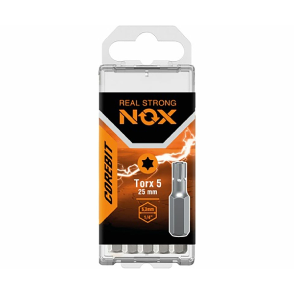 Бита T5*25 бокс 5шт Nox Corebit