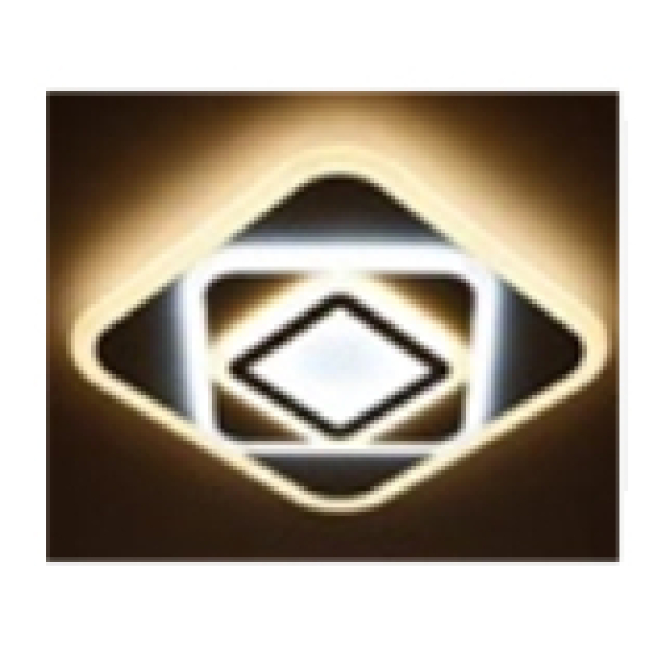 Люстра светодиодная 116Вт+14Вт 3000-6000K DIMMER ПДУ AU62239/530 WH 480*480*100  RGB Атмосфера уюта