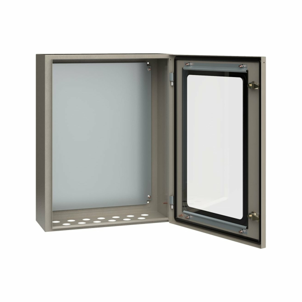 Корпус металлический ЩМП-3-0 У2  YKM11-03-54-1 с прозрач. дверцей IEK