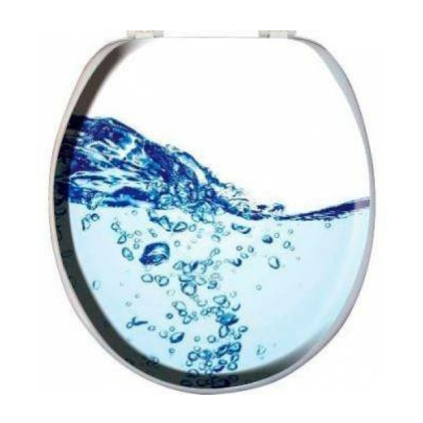 Сиденье для унитаза мягкое Вода 6091 AQUA-Prime