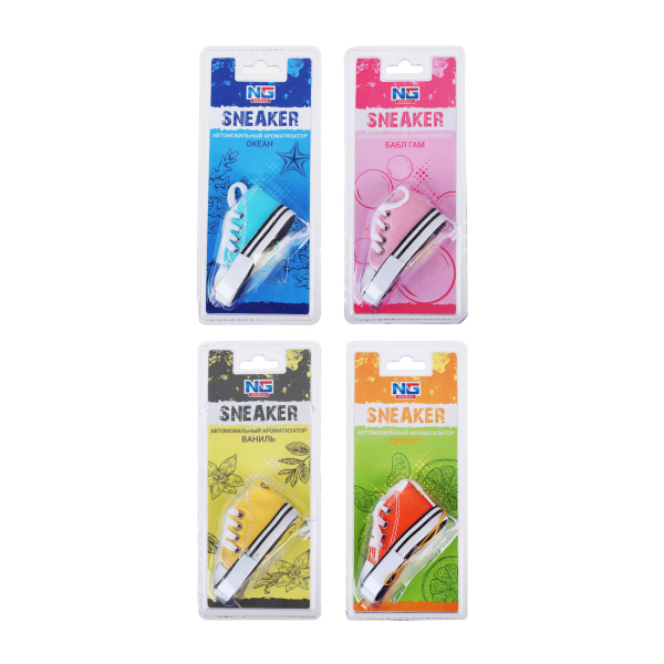 NEW GALAXY Ароматизатор Кеды, цитрус, океан, ваниль, бабл гам