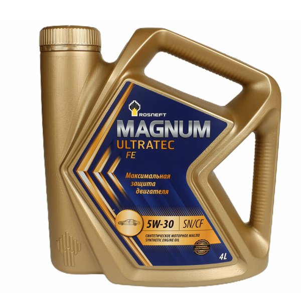 Моторное масло A5 5W-30 синтетическое 4л Rosneft Magnum Ultratec