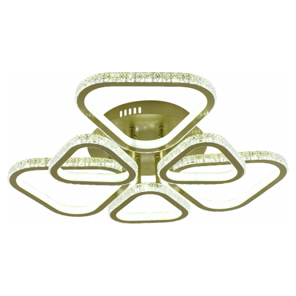 Люстра светодиодная 264Вт 3000-6000K AU61017/3+3 CR DIMMER ПДУ Атмосфера уюта