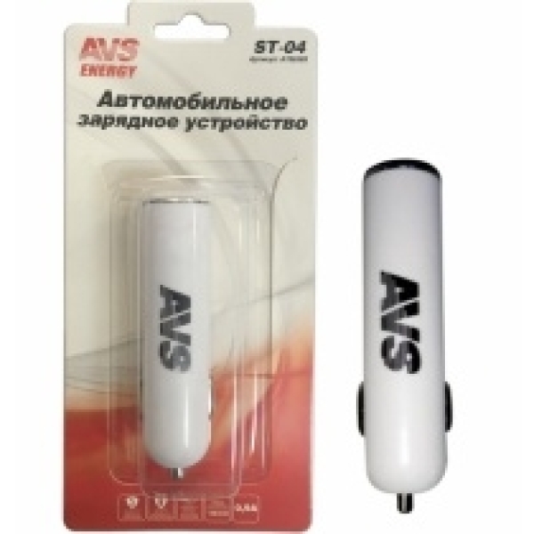 Зарядное устройство автомобильное 0,9А 12В 1 USB AVS